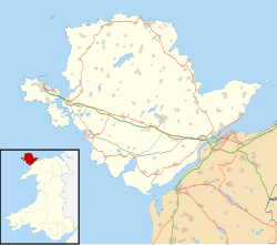 Anglesey (county) shown within Wales