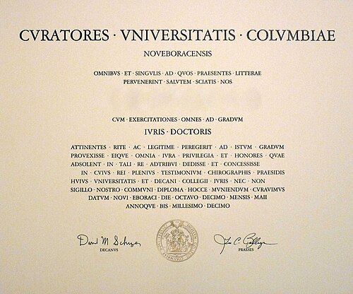 Juris Doctor