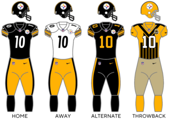 Pittsburgh Steelers uniforms