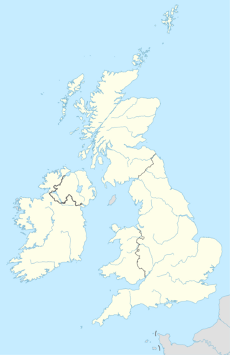 Map of Great Britain and Ireland with the locations of the ancient universities highlighted