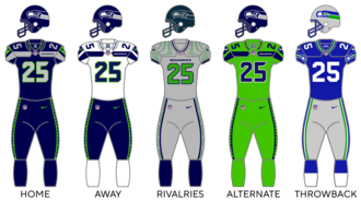 Seattle Seahawks uniforms