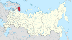 Location of Murmansk Oblast