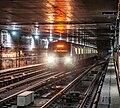 An underground train in the São Paulo Metro
