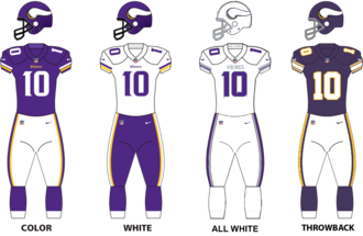 Minnesota Vikings uniforms