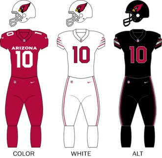 Arizona Cardinals uniforms