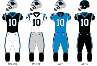 Carolina Panthers uniforms