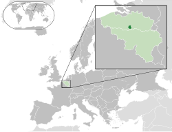 Location of Brussels