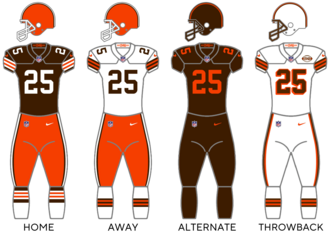 Cleveland Browns uniforms