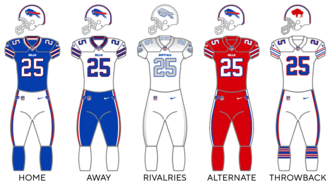 Buffalo Bills uniforms